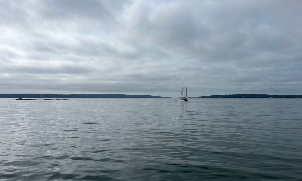 the bay before the swim